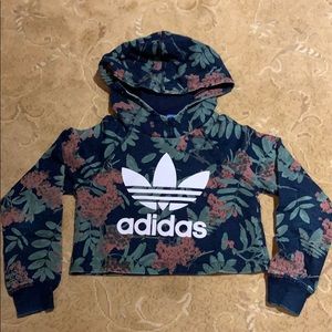 Adidas crop hoodie